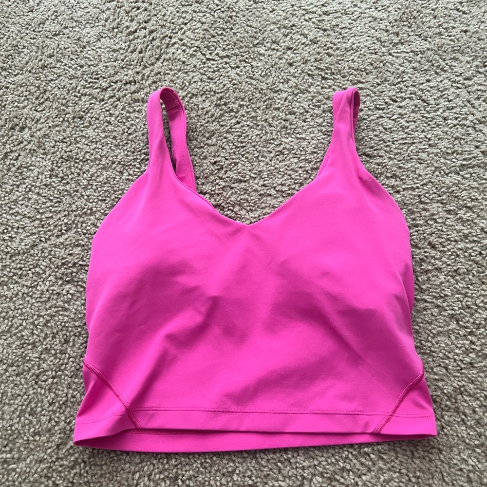 lululemon sonic pink align tank